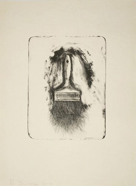Jim Dine, ‘Brushes Drawn on Stone #1’, 2010