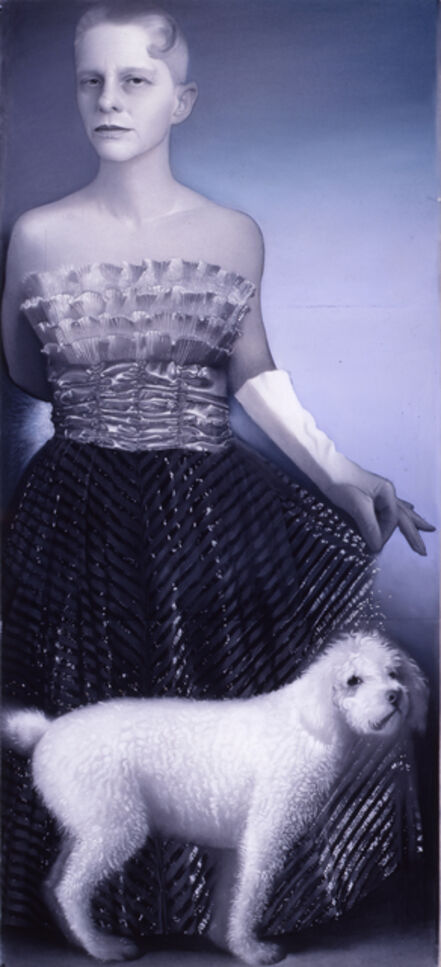 Susan Hauptman, ‘Silver Self-Portrait with Dog’, 1999