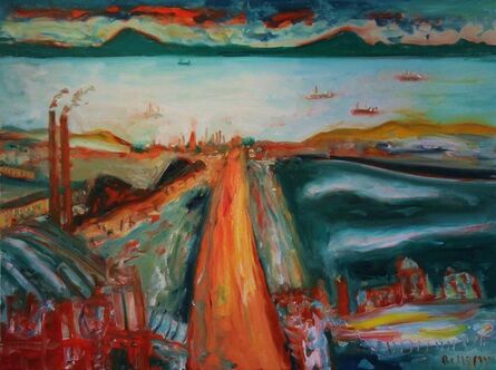 John Bellany, ‘Cockenzie harbour and power station’