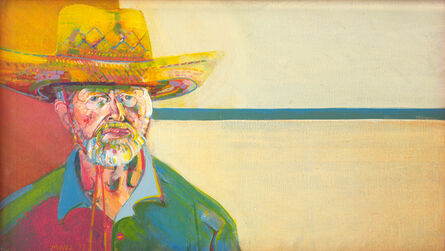 Margaret Nel, ‘Man Wearing a Straw Hat’, 1977