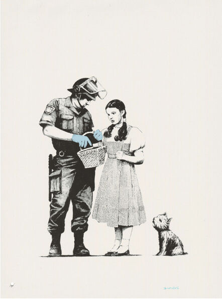 Banksy, ‘Stop and Search Signed’, 2007