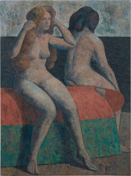 Armando Morales, ‘Deux nus assis’, 1987