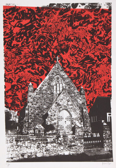 John Piper, ‘Newgate Chapel’, 1966