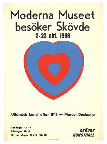 Marcel Duchamp, ‘Moderna Museet (Heart)’, 1966