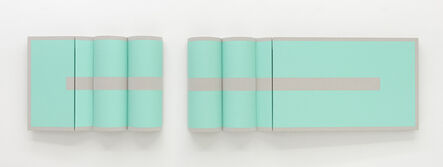 Robert William Moreland, ‘Untitled Turquoise Diptych’, 2021
