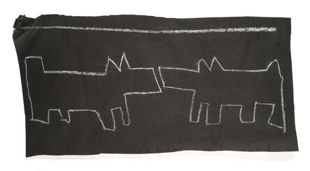 Keith Haring, ‘Dogs Meeting’, circa 1984