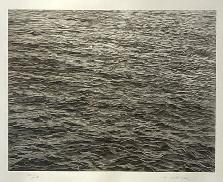 Vija Celmins, ‘UNTITLED (OCEAN WITH CROSS #1)’, 2005