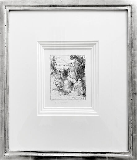 Camille Pissarro, ‘Group de paysans ’, ca. 1896