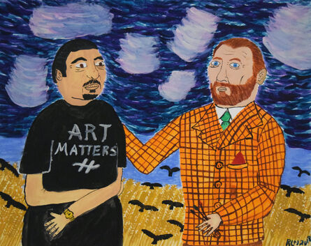 Ray Lopez, ‘Me and Van Gogh’, 2018