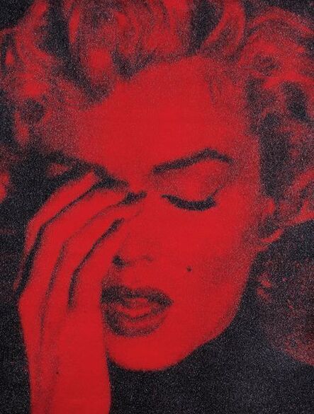 Russell Young, ‘Marilyn Crying (Candy Apple Red + Black) GX2013’, 2013
