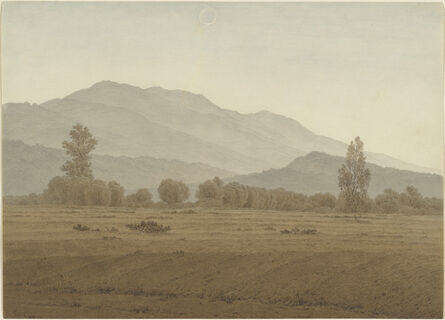 Caspar David Friedrich, ‘New Moon above the Riesengebirge Mountains’, 1810 or 1828/1835