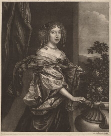 Wallerant Vaillant, ‘Portrait of a Lady beside a Rose Bush’, ca. 1655