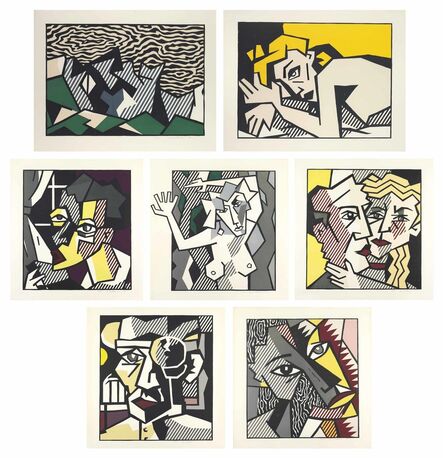 Roy Lichtenstein, ‘Expressionist Woodcut Series’, 1980