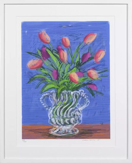 David Hockney, ‘Untitled, 346 Tulips IPad drawing’, 2010