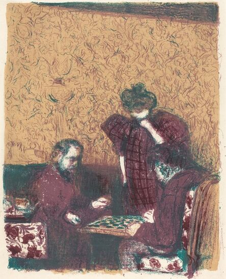 Édouard Vuillard, ‘Game of Checkers (La partie de dames)’, 1897/1898 (published 1899)