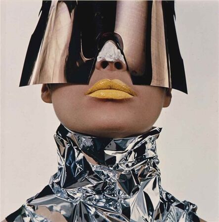 Irving Penn, ‘Woman with sun block, New York’, 1966