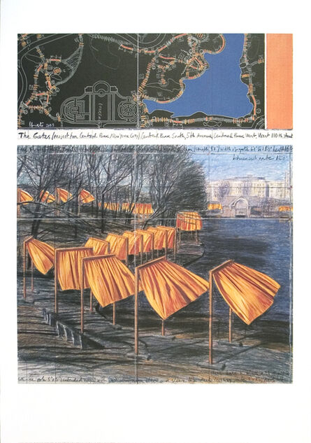 Christo, ‘Project for the Gates VIII’, 2003