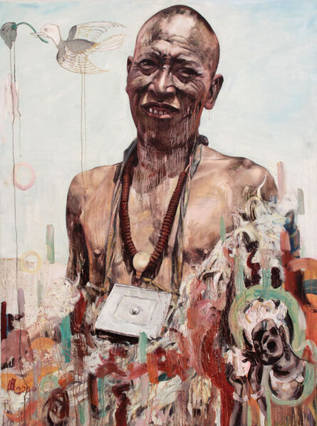 Hung Liu 刘虹, ‘Tibetan Man’, 2000