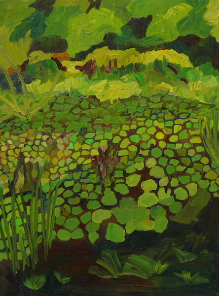 Yvonne Troxell Lamothe, ‘Wetlands, Blue Hills, three’, 2020