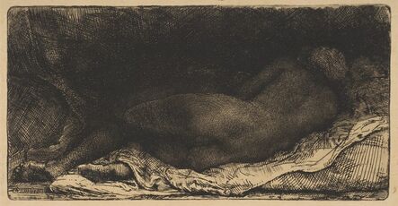 Rembrandt van Rijn, ‘Reclining Female Nude’, 1658