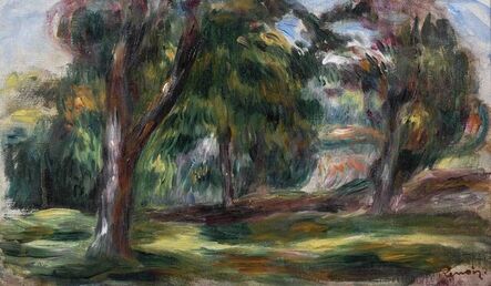 Pierre-Auguste Renoir, ‘Pré et arbres’, 1893