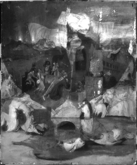 Hieronymus Bosch, ‘Infrared image rotated 180° taken in 2015 of After Hieronymus Bosch, Temptation of St. Anthony’, 2015