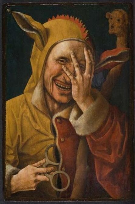 Jacob Cornelisz van Oostsanen, ‘Laughing Fool’, ca. 1500