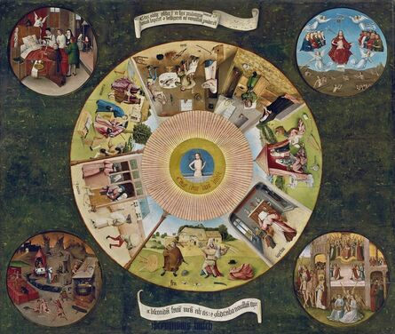 Hieronymus Bosch, ‘Table of the Mortal Sins’, ca. 1500