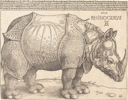 Albrecht Dürer, ‘The Rhinoceros’, 1515