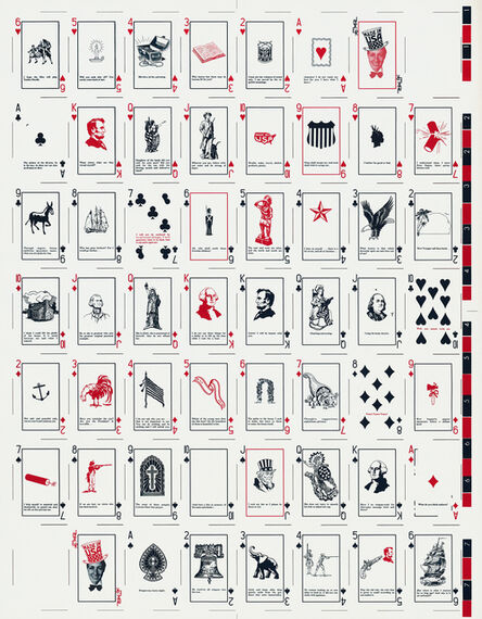 Alexis Smith, ‘Alexis Smith Playing Cards Made in U.S.A’, 2017