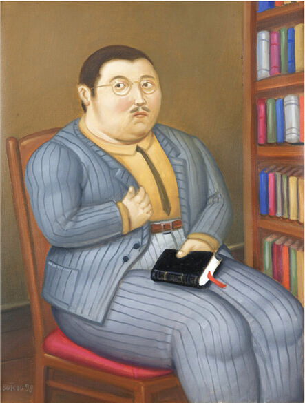 Fernando Botero, ‘Man with Book ’, 1998