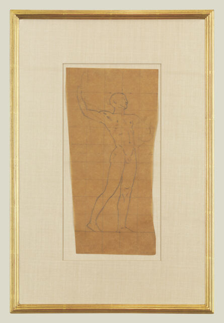 John Singer Sargent, ‘Mural Study, Male Nude’, 1922-1925
