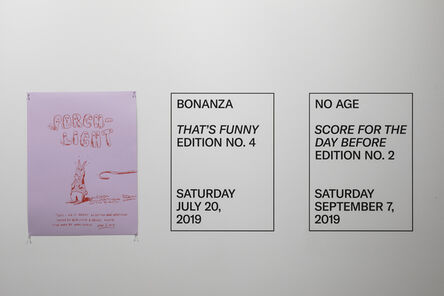 Will Rogan, ‘Posters for "Performance as Edition"’, 2019