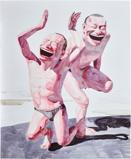 Yue Minjun, ‘Smile and the World Smiles With You (Smile-ism No. 20)’, 2006