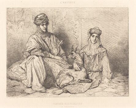 Théodore Chassériau, ‘Femmes Mauresques de Constantine’, 1851