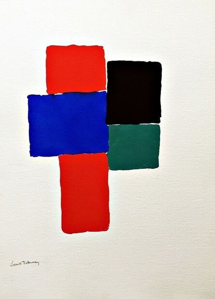 Sonia Delaunay, ‘Geometric Abstraction (Estate of Elaine Lustig Cohen)’, 1973