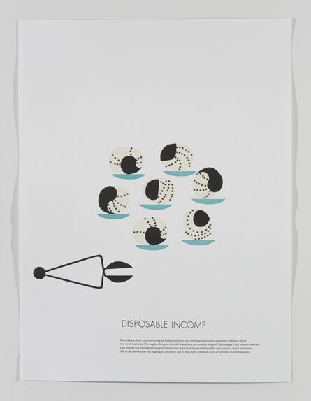 Matthew Brannon, ‘Disposable Income’, 2010