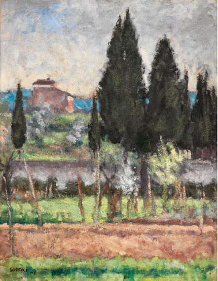 Ardengo Soffici, ‘Paesaggio’, 1947