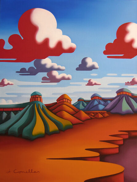 Joseph Comellas, ‘High Desert Canyons  ( original Oil on canvas) ’, 2020