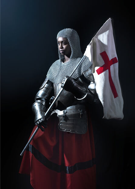 Nicolas Demeersman, ‘Rewrite history in black - Jeanne d'Arc II’, 2016
