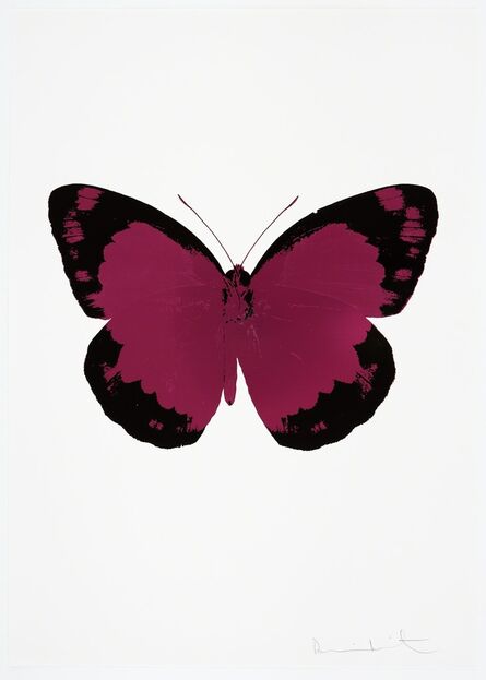 Damien Hirst, ‘The Souls II - Fuchsia Pink/Raven Black/Blind Impression’, 2010