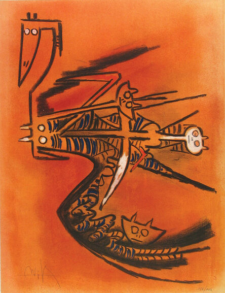 Wifredo Lam, ‘Sœur de la Gazelle’, 1974