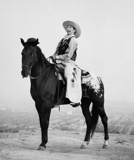 Herb Ritts, ‘Pee Wee Herman on Horse, Los Angeles’, 1987