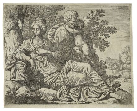 Antonio Triva, ‘Rest on the Flight into Egypt’, 1600s