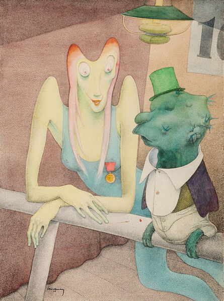 Walter Schnackenberg, ‘The Surreal Conversation’, 1948