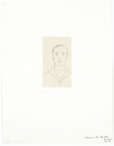 Henri Matisse, ‘Henriette, jeune marin’, 1923