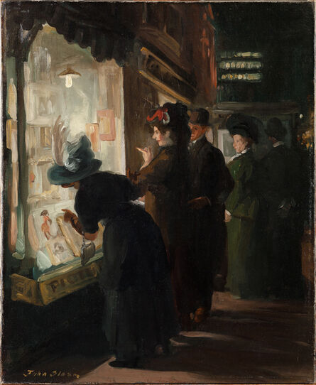 John Sloan, ‘Picture Shop Window’, 1907