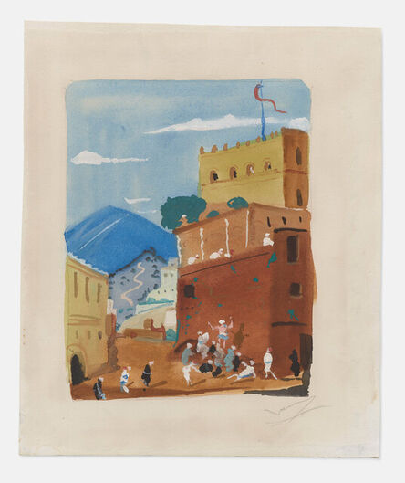 André Derain, ‘Etude pour ‘la Citadelle’ de Saint-Exupéry’, ca. 1950