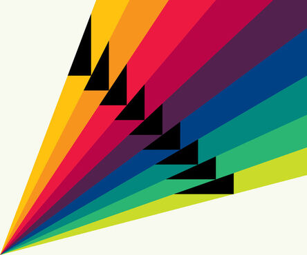 Gary Andrew Clarke, ‘Chromatic Stripes #1’, 2020