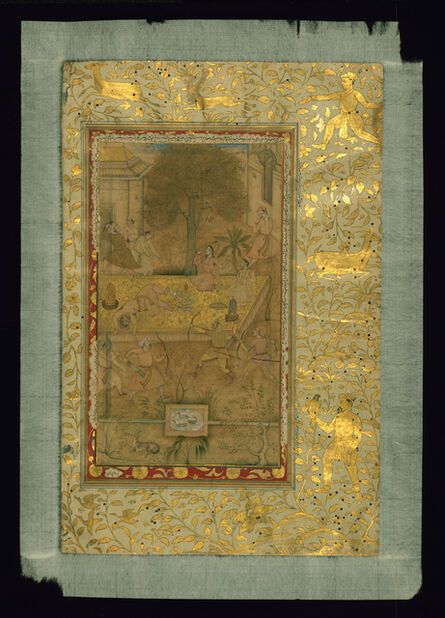 Abu al-Fazl ibn Mubarak, ‘Single Leaf from Akbarnama by Abu Fazl’, 16th Century 